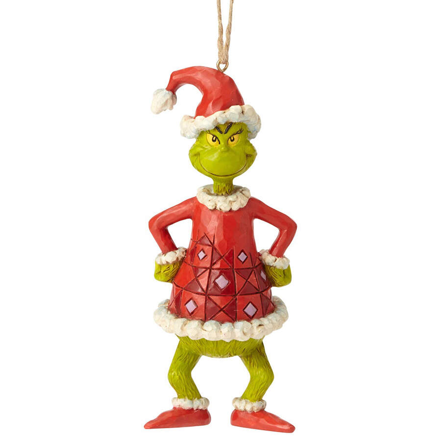 Grinch Ornaments Grinch As Santa  - Boxed by Jim Shore-1