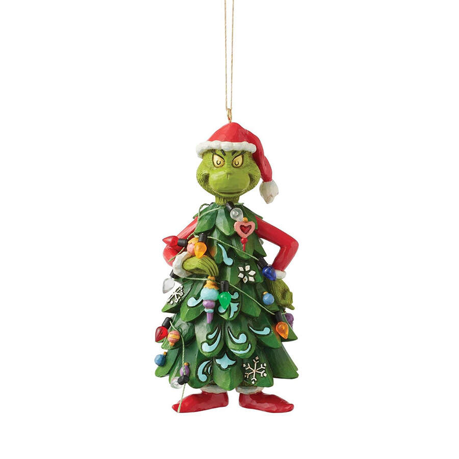 Grinch Ornaments Grinch Dressed As Tree - Boxed by Jim Shore-1