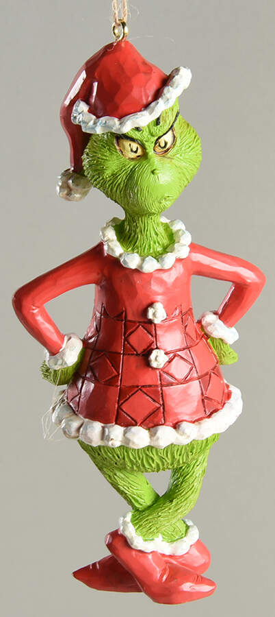 Grinch Ornaments Grinch With Hands On Hips - Boxed by Jim Shore-1