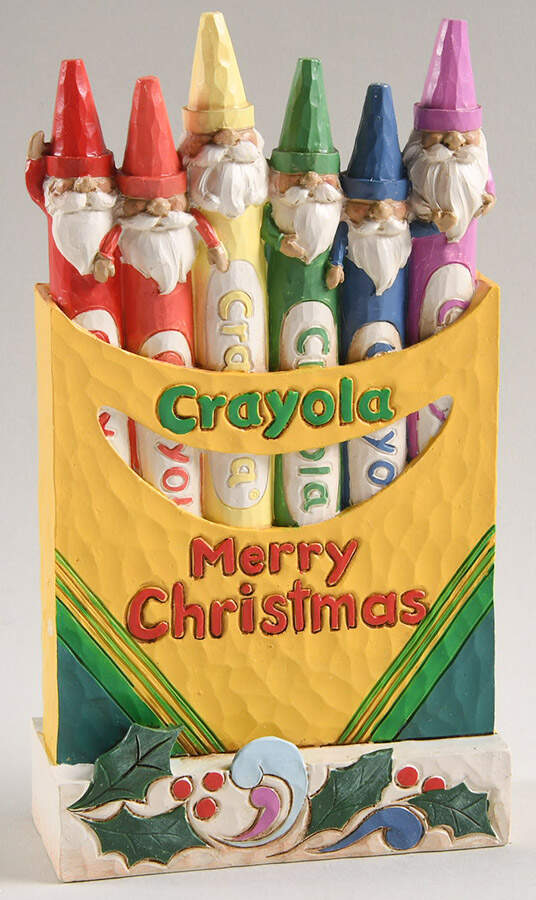 Crayola Christmas May Your Christmas Be Gnomey & Bright - No Box by Jim Shore-1