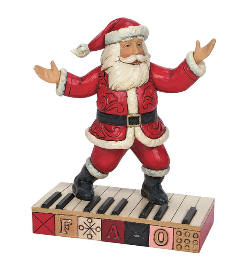 FAO Schwarz Tapping Out A Christmas Jingle - Boxed by Jim Shore-1