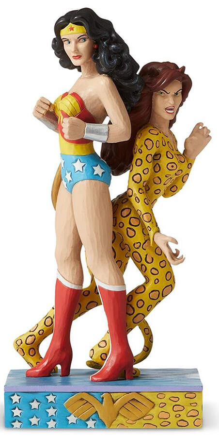 DC Comics Wonder Woman Versus Cheetah - Boxed by Jim Shore-1