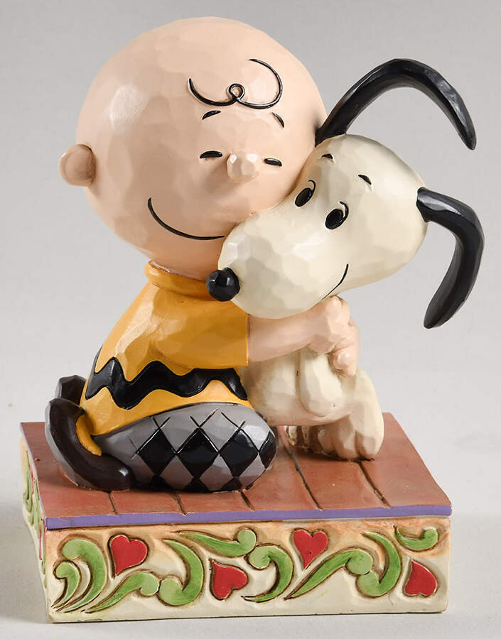 Peanuts Beagle Hug = Blissful Heart - Boxed by Jim Shore-1