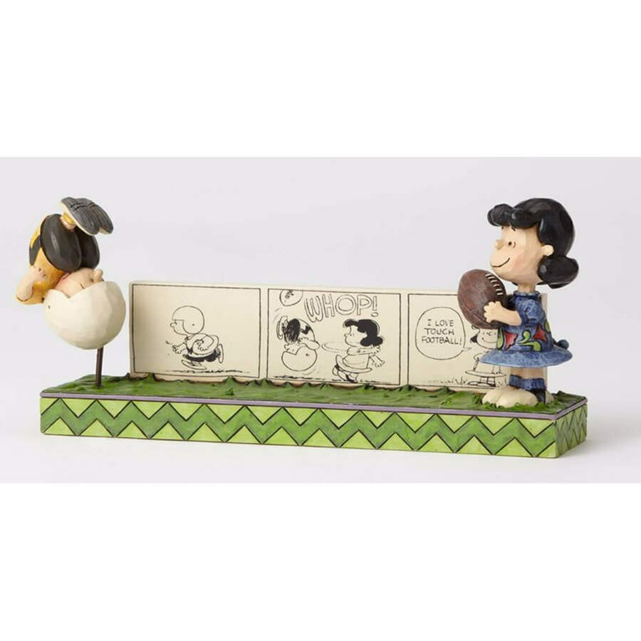 Peanuts I Love Touch Football - Boxed by Jim Shore-1
