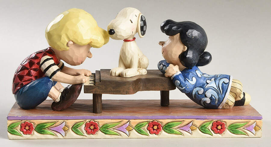 Peanuts Happiness Is A Favorite Song - Boxed by Jim Shore-1