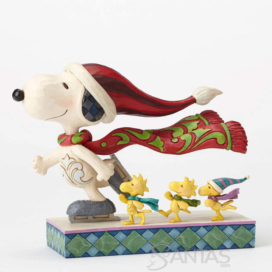 Peanuts Christmas Skate Mates - No Box by Jim Shore-1
