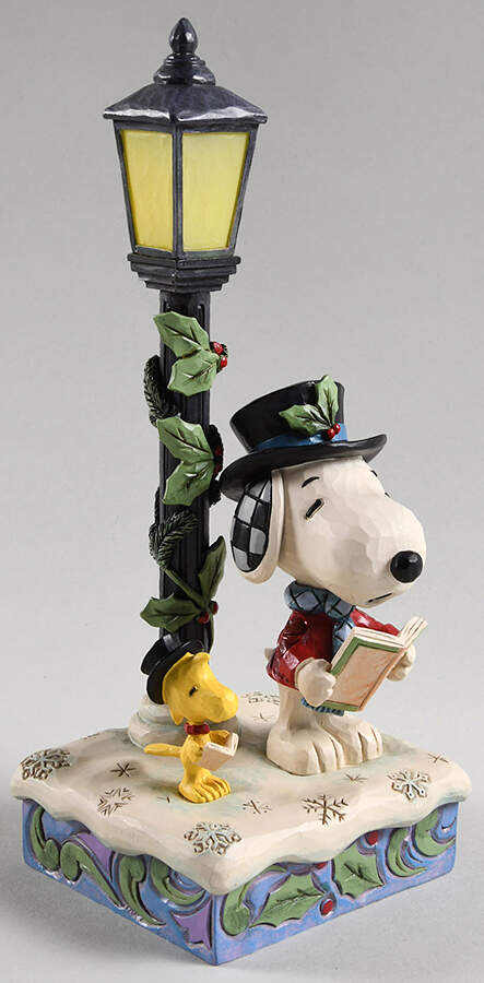 Peanuts Christmas Caroling In The Snow - Boxed by Jim Shore-1