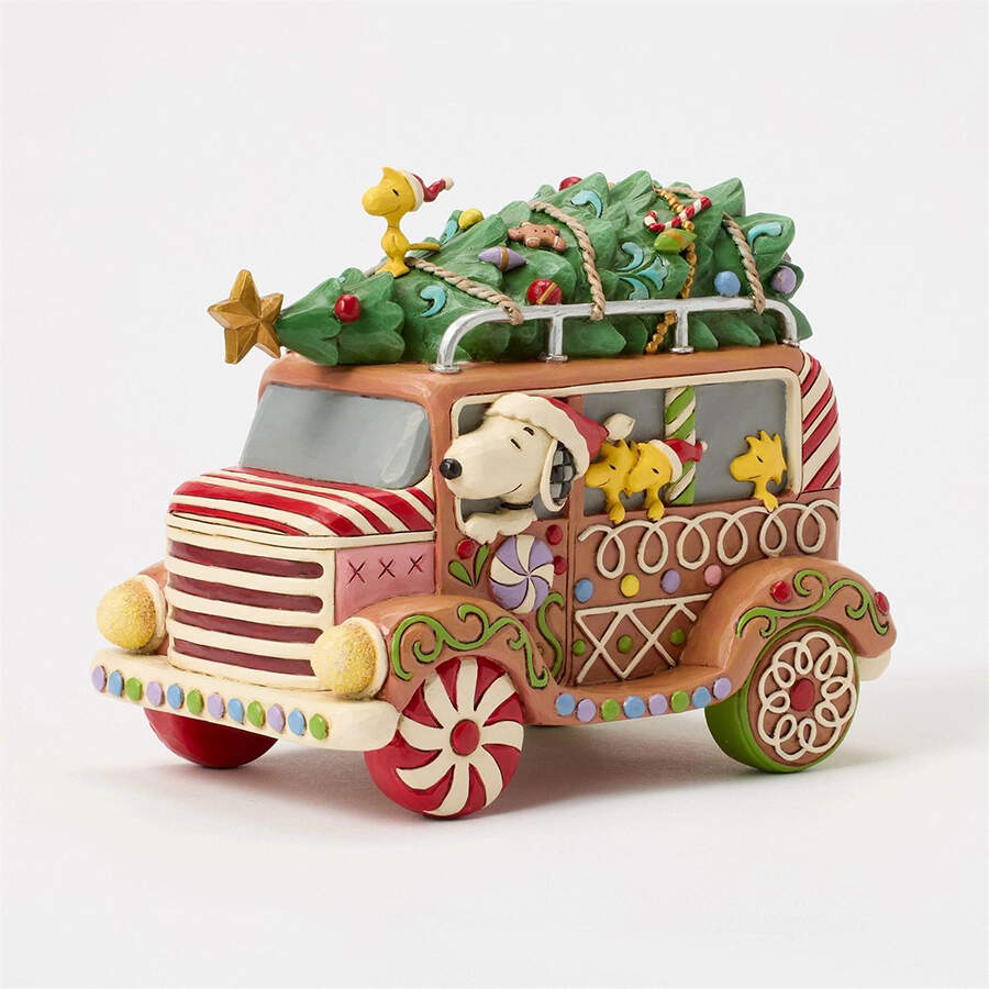 Peanuts Christmas Gingerbread Joyride - Boxed by Jim Shore-1