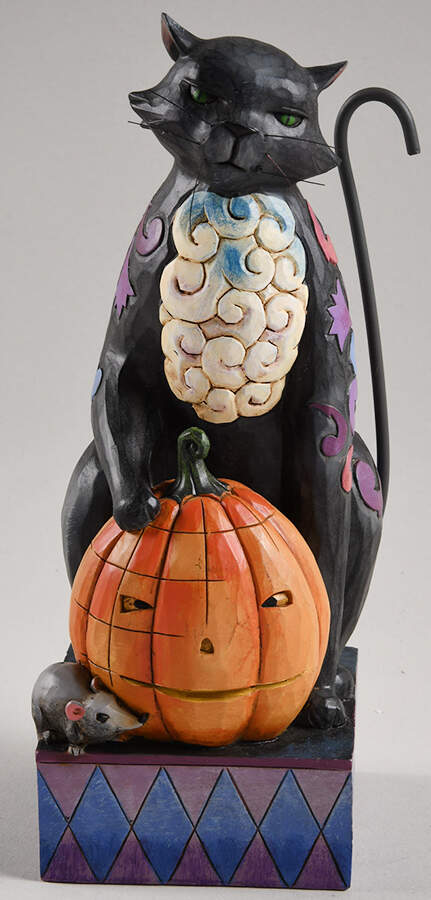Halloween Scaredy Cat - Boxed by Jim Shore-1