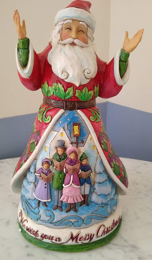 Christmas Song Santas We Wish You A Merry Christmas - Boxed by Jim Shore-1