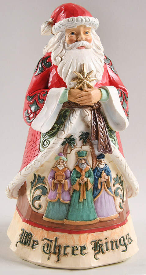 Christmas Song Santas We Three Kings - Boxed by Jim Shore-1