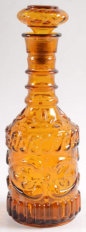 Jim Beam Glass Decanter Pressed Crystal Decanter - No Box by Jim Beam-1