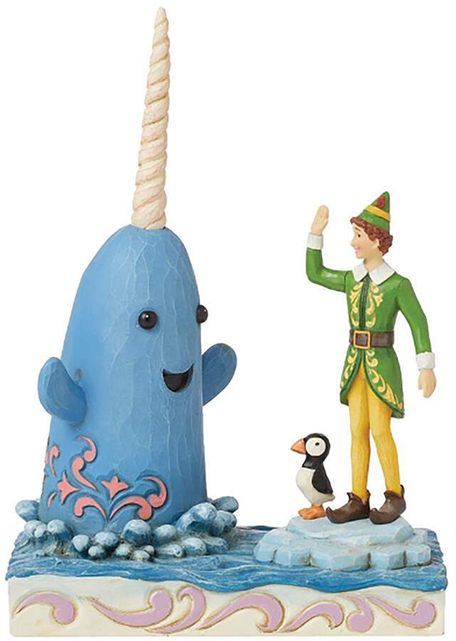 Elf the Movie Thanks Mr. Narwhal - Boxed by Jim Shore-1