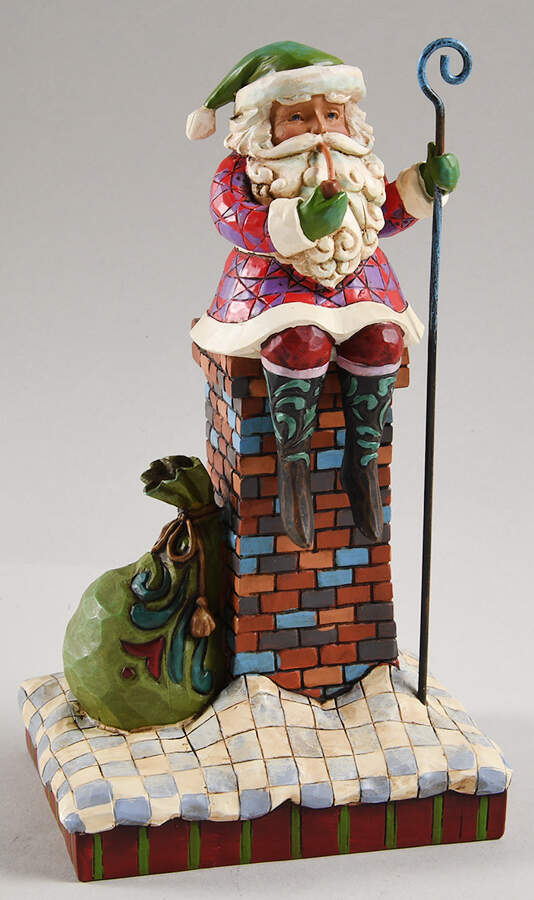 Classic Santas Rooftop Rest - Boxed by Jim Shore-1