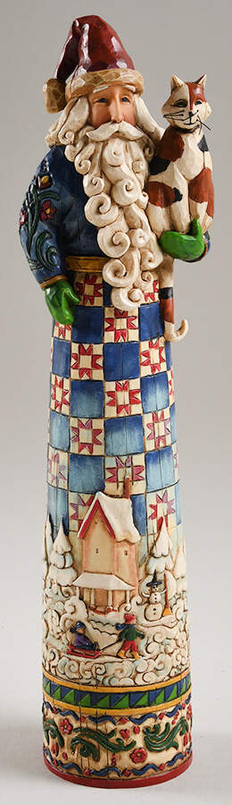 Classic Santas Cozy Christmas Kitty - Boxed by Jim Shore-1
