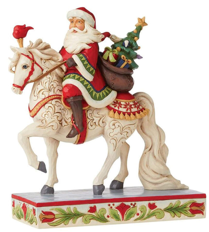 Classic Santas Seasonal Steed - No Box by Jim Shore-1