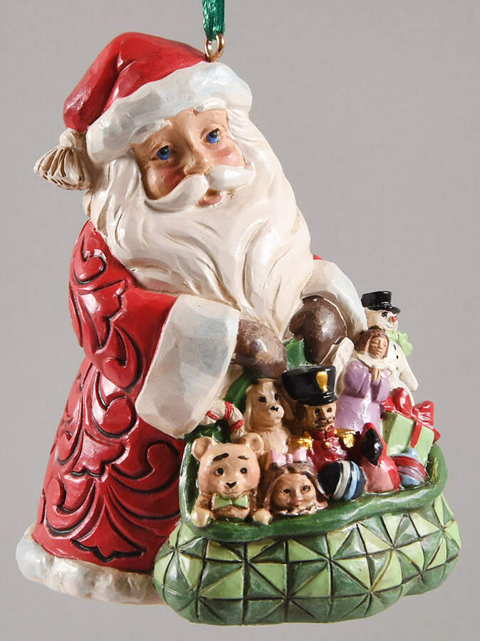 Holiday Celebration Ornaments Santa - Boxed by Jim Shore-1
