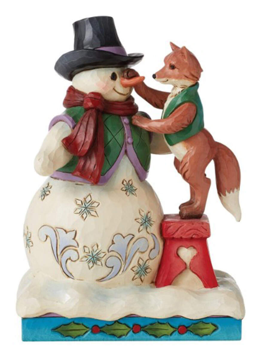 Snowman & Friends Annual Figurine Building Friendships Together - Boxed by Jim Shore-1