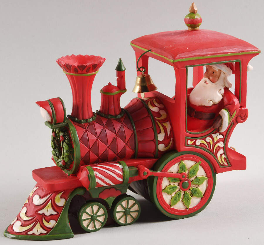 Holiday Express Figurines On Track For Good Tidings - No Box by Jim Shore-1
