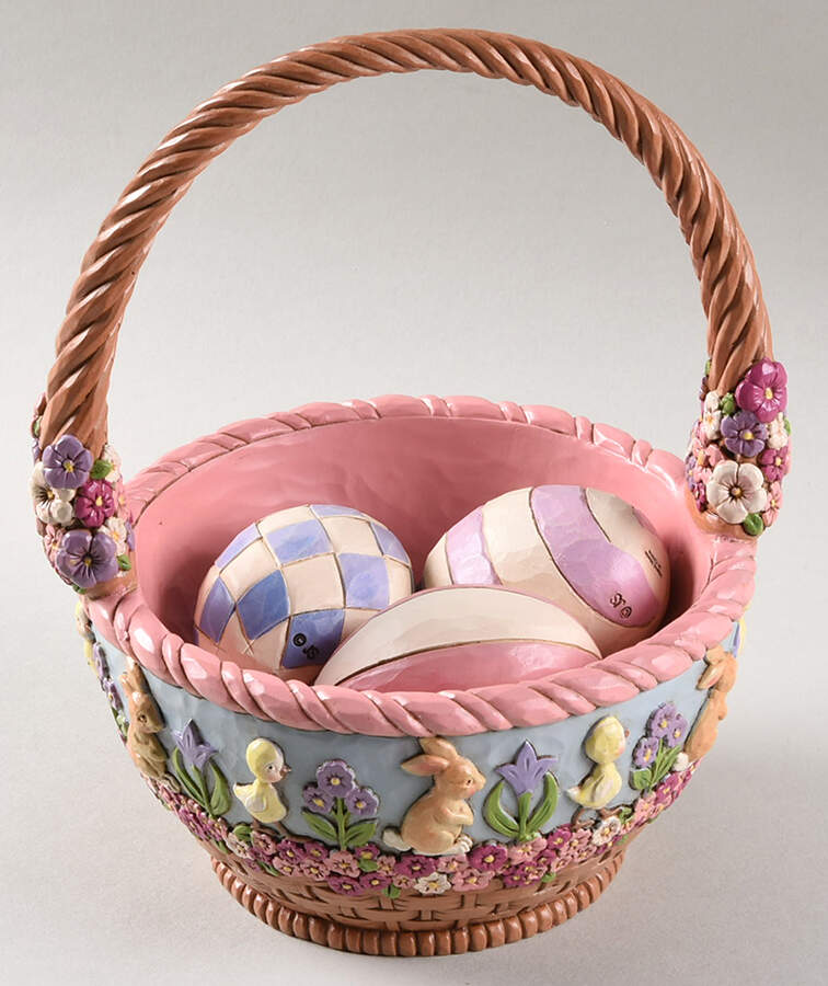 Annual Easter Basket Easter On Parade-4 Pc Set - Boxed by Jim Shore-1