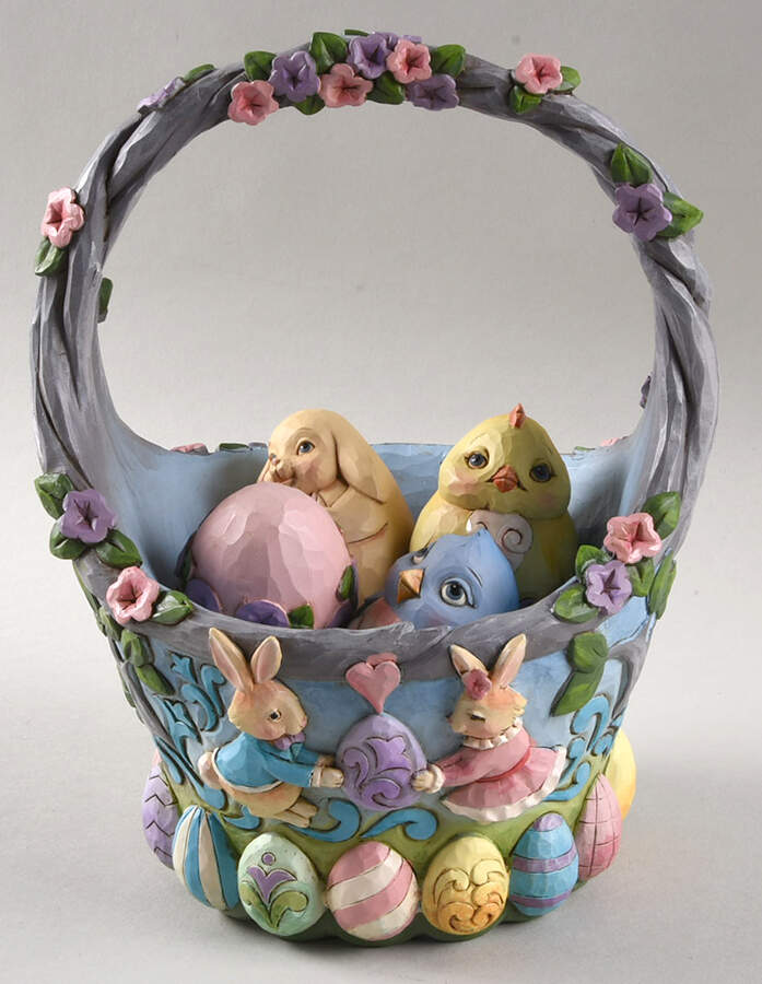 Annual Easter Basket Easter Afternoon In The Park - No Box by Jim Shore-1