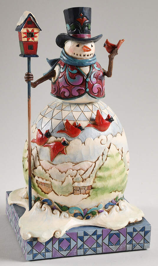 Snowmen Winter On The Wing - Boxed by Jim Shore-1