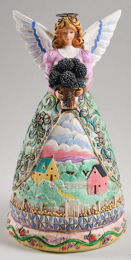 Four Seasons Angels New Beginnings-Spring - No Box by Jim Shore-1