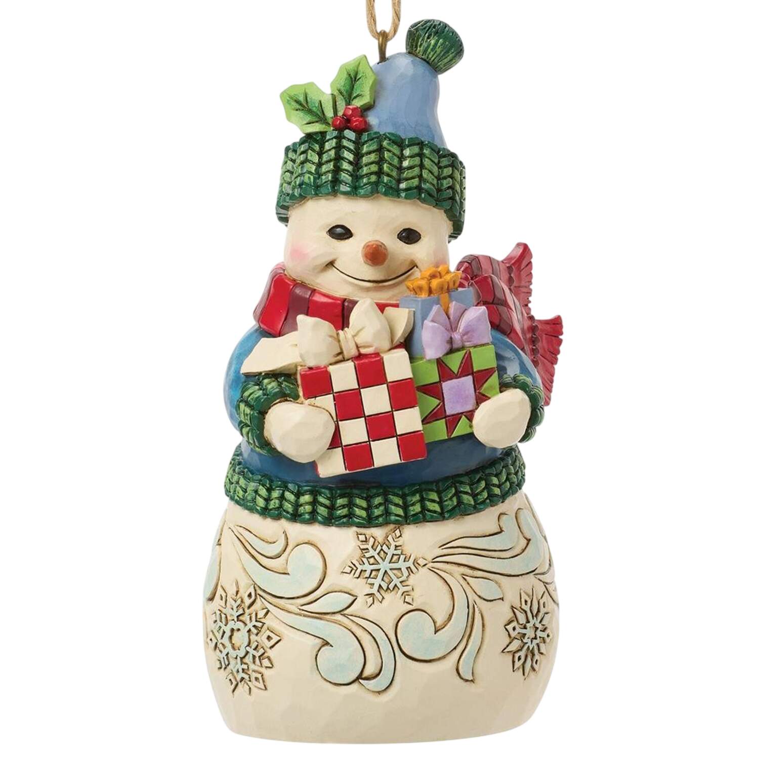 Snowman Ornaments Snowman With Arms Full - Boxed by Jim Shore-1
