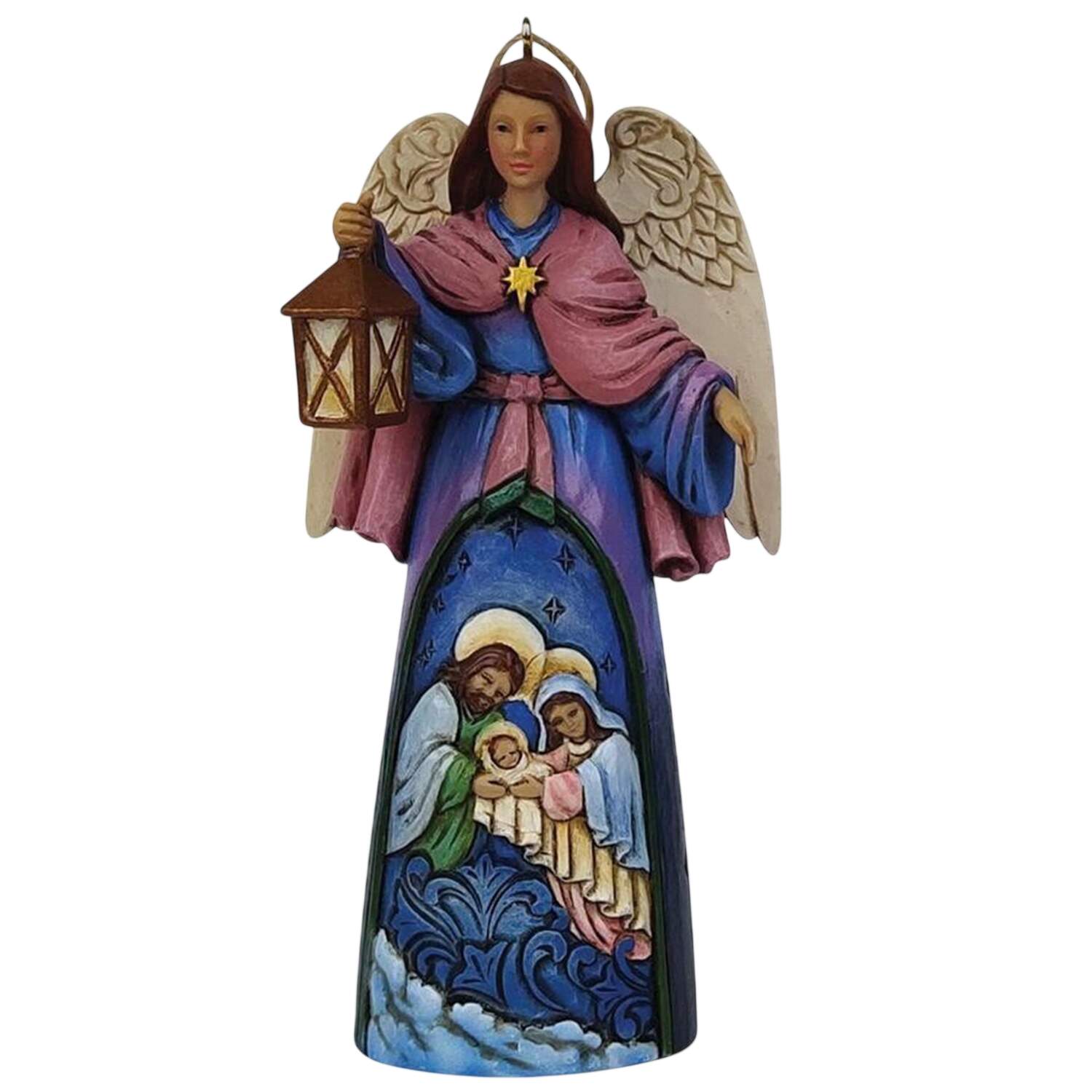Nativity Ornaments Nativity Angel With Lantern - No Box by Jim Shore-1