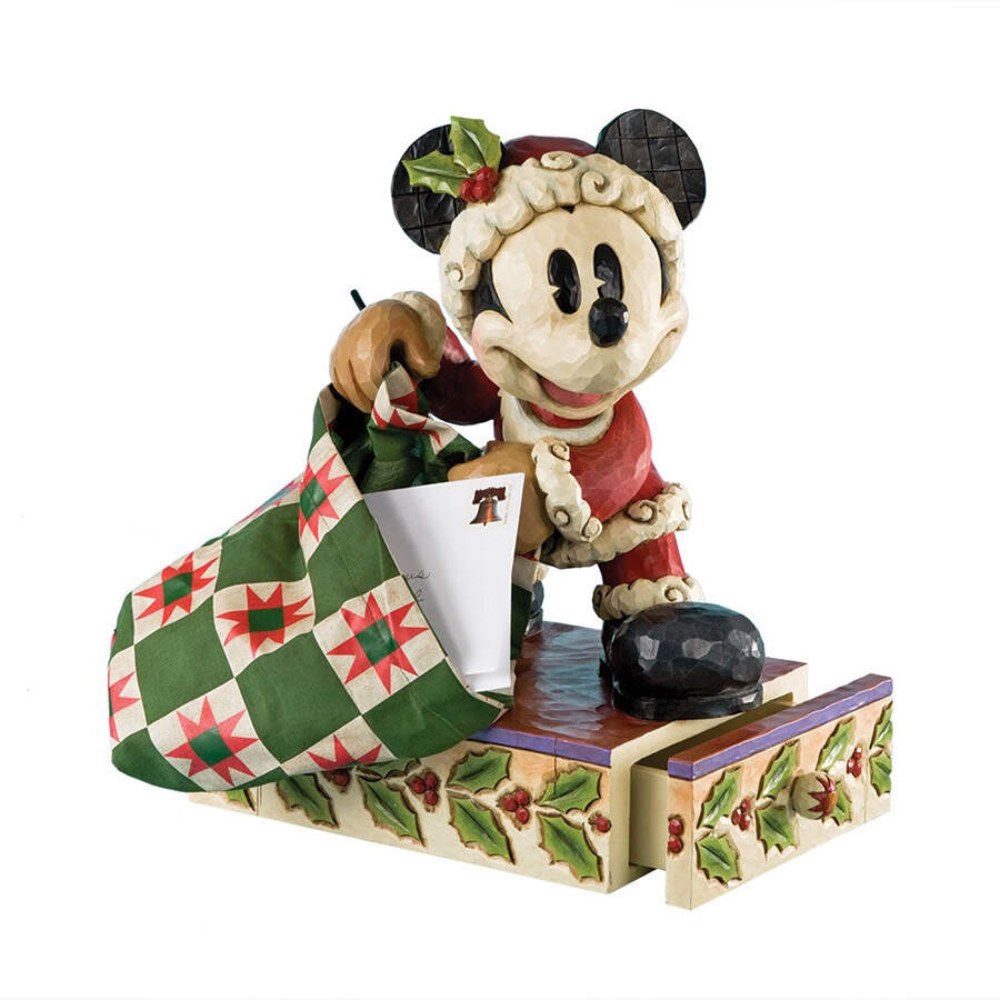 Mickey & Friends Christmas Bundle Of Holiday Cheer-Card Holder - Boxed by Jim Shore-1