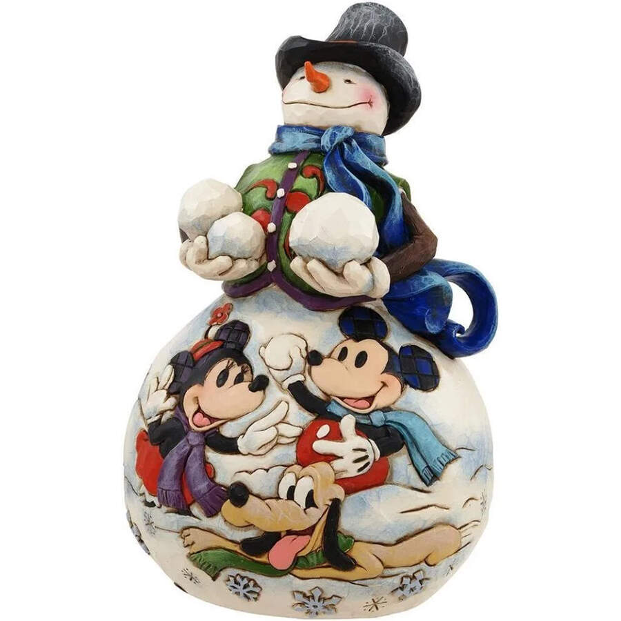 Mickey & Friends Christmas Let It Snow - Boxed by Jim Shore-1