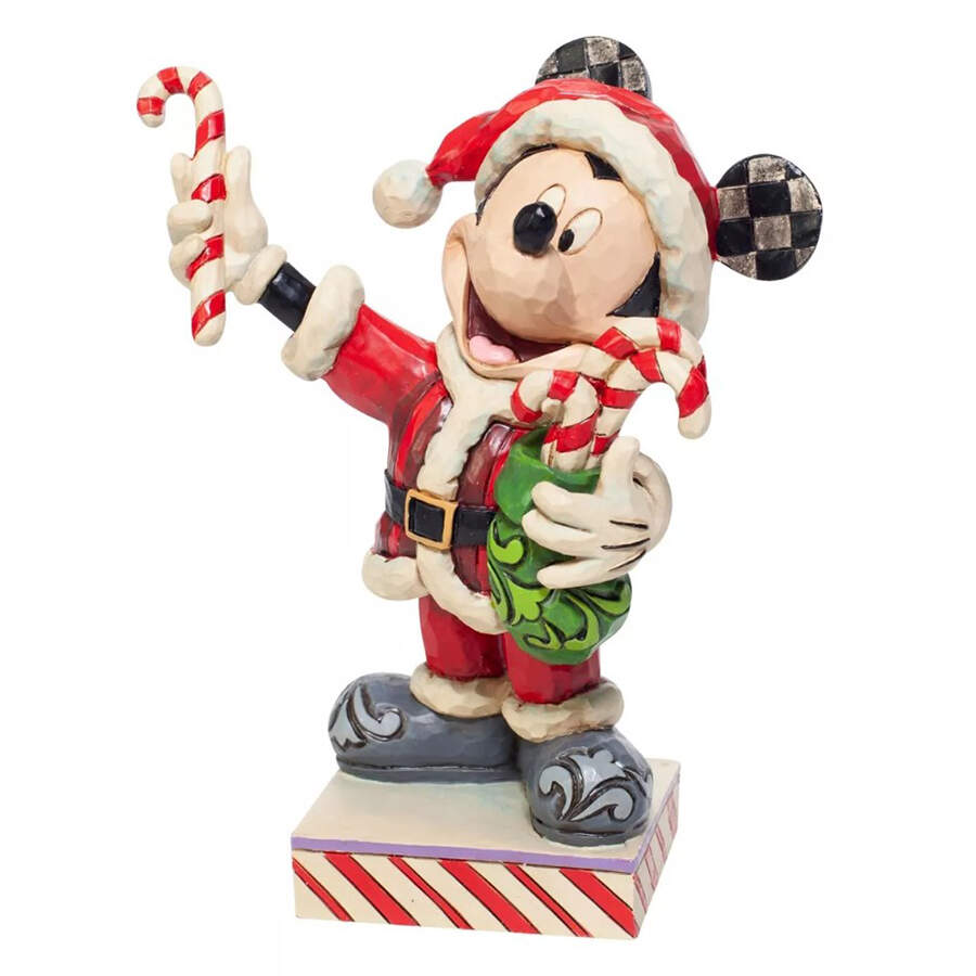 Mickey & Friends Christmas Peppermint Surprise - Boxed by Jim Shore-1