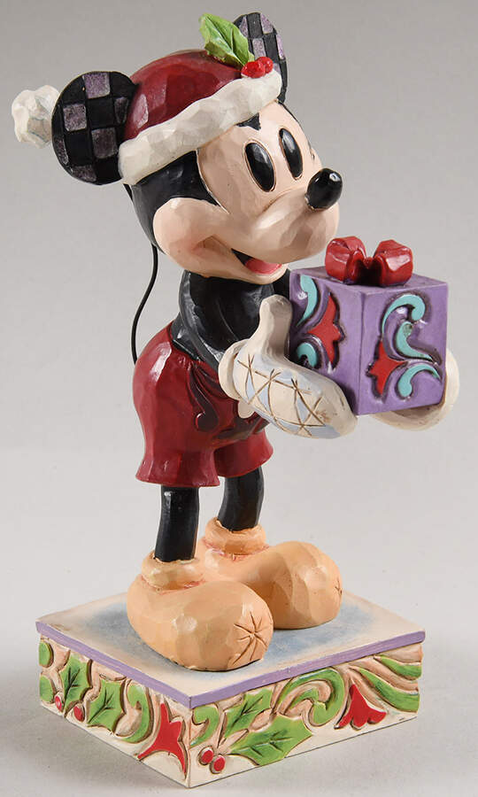 Mickey & Friends Christmas Secret Santa  - Boxed by Jim Shore-1