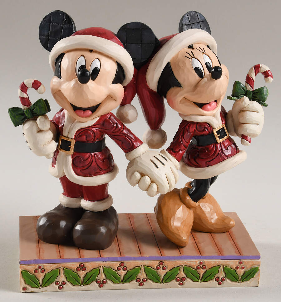 Mickey & Friends Christmas Candy Cane Christmas - Boxed by Jim Shore-1