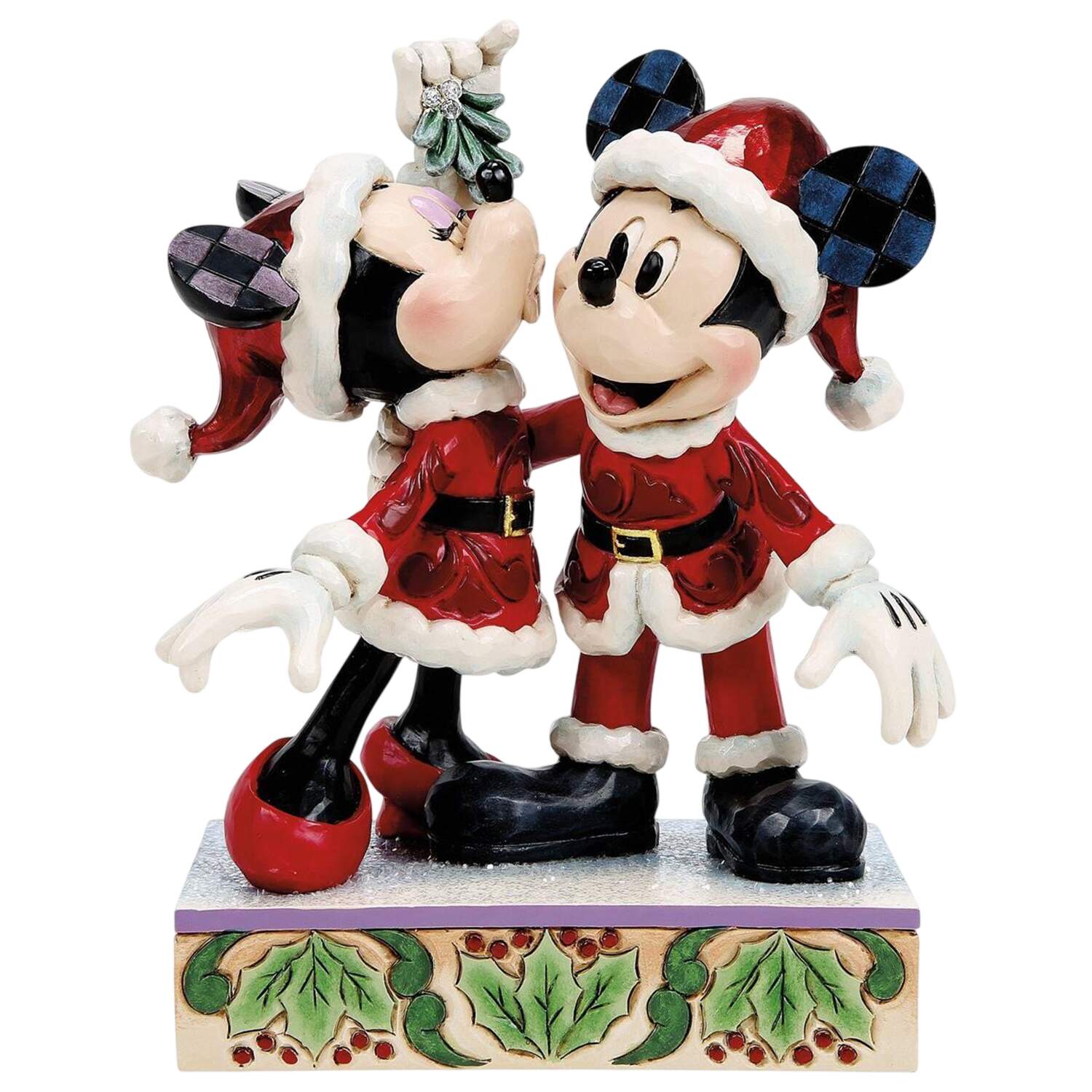Mickey & Friends Christmas Mistletoe Moments - Boxed by Jim Shore-1