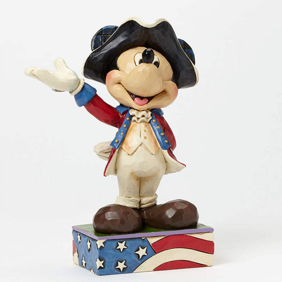 Mickey & Friends Patriotic American Patriot - No Box by Jim Shore-1