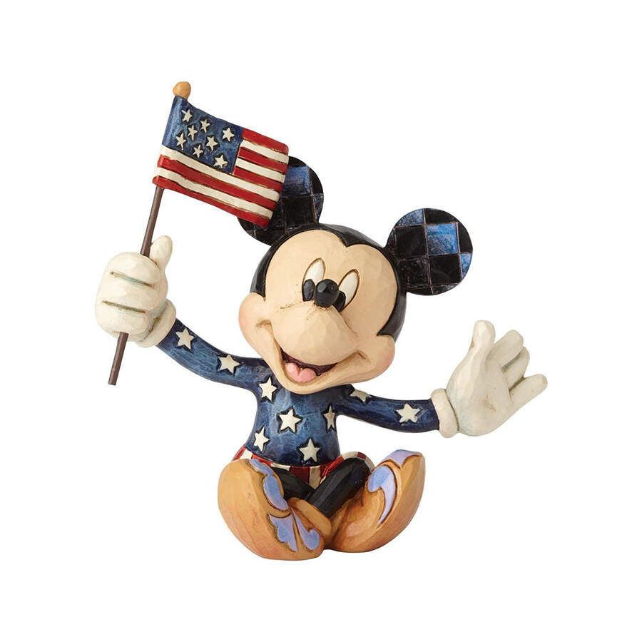 Mickey & Friends Patriotic Patriotic Mickey - Mini - Boxed by Jim Shore-1