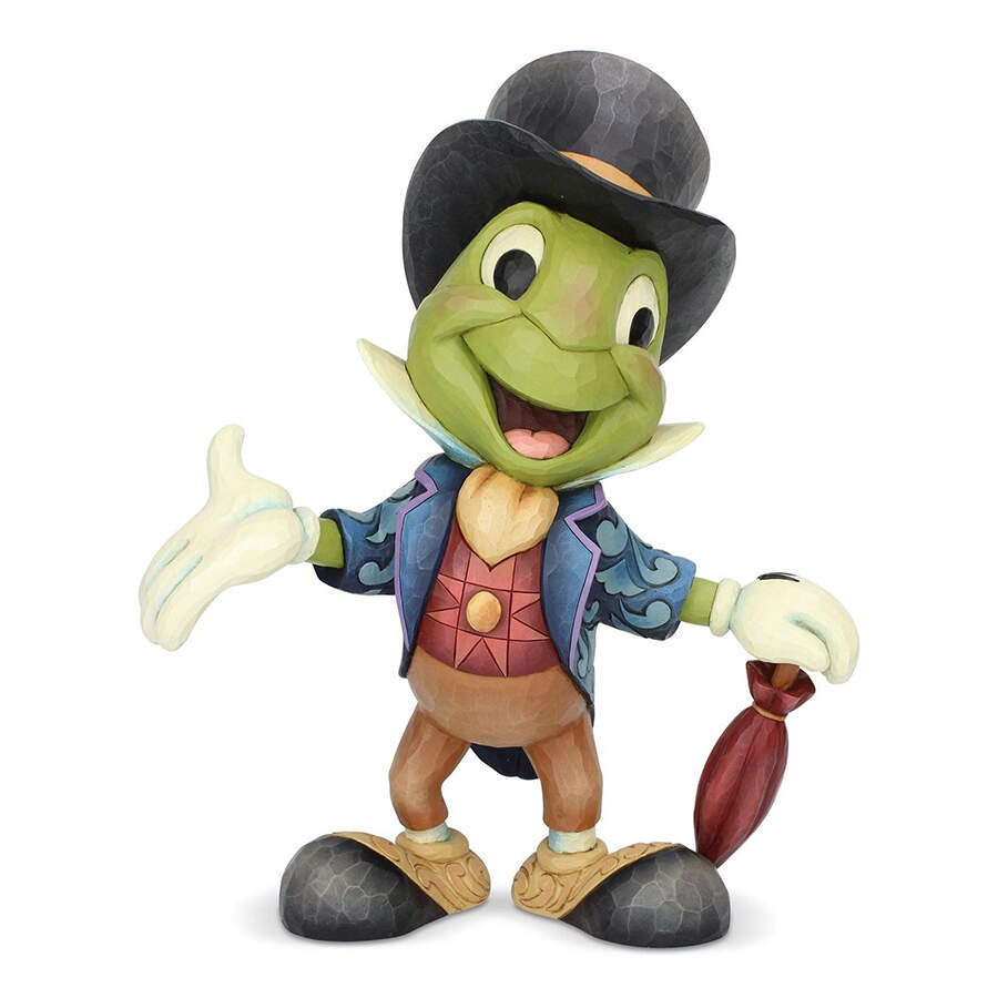 Pinocchio-Disney Traditions Cricket's The Name. Jiminy Cricket - Boxed by Jim Shore-1