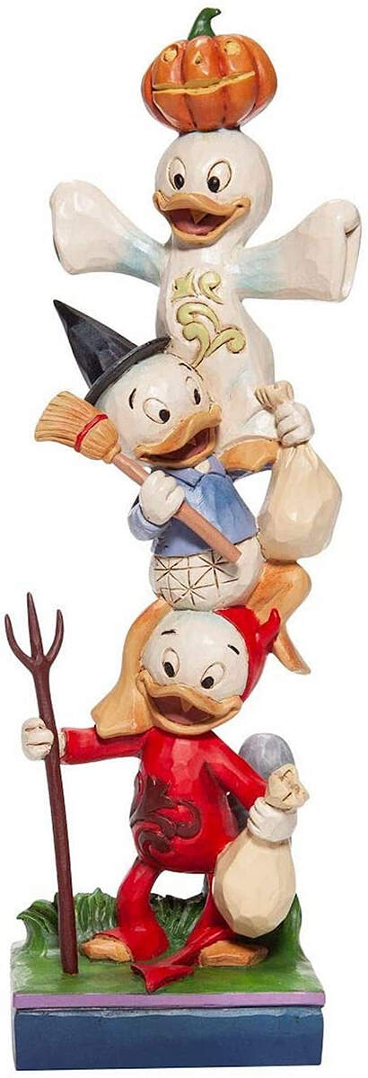 Mickey & Friends - Halloween Teetering Trick-Or-Treaters - Boxed by Jim Shore-1