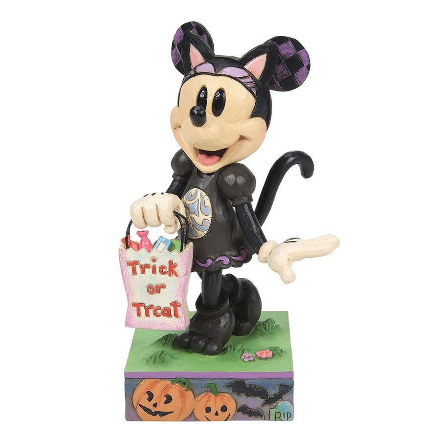 Mickey & Friends - Halloween Cat N' Mouse - No Box by Jim Shore-1