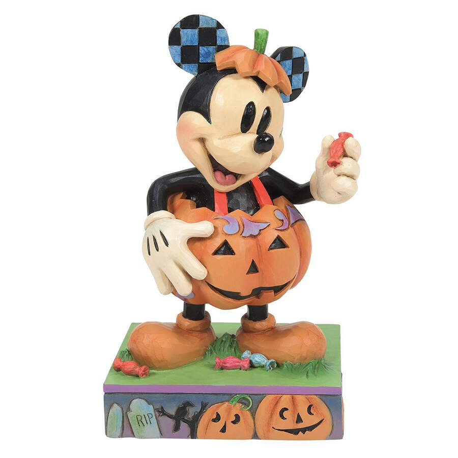 Mickey & Friends - Halloween Mick-O-Lantern - No Box by Jim Shore-1