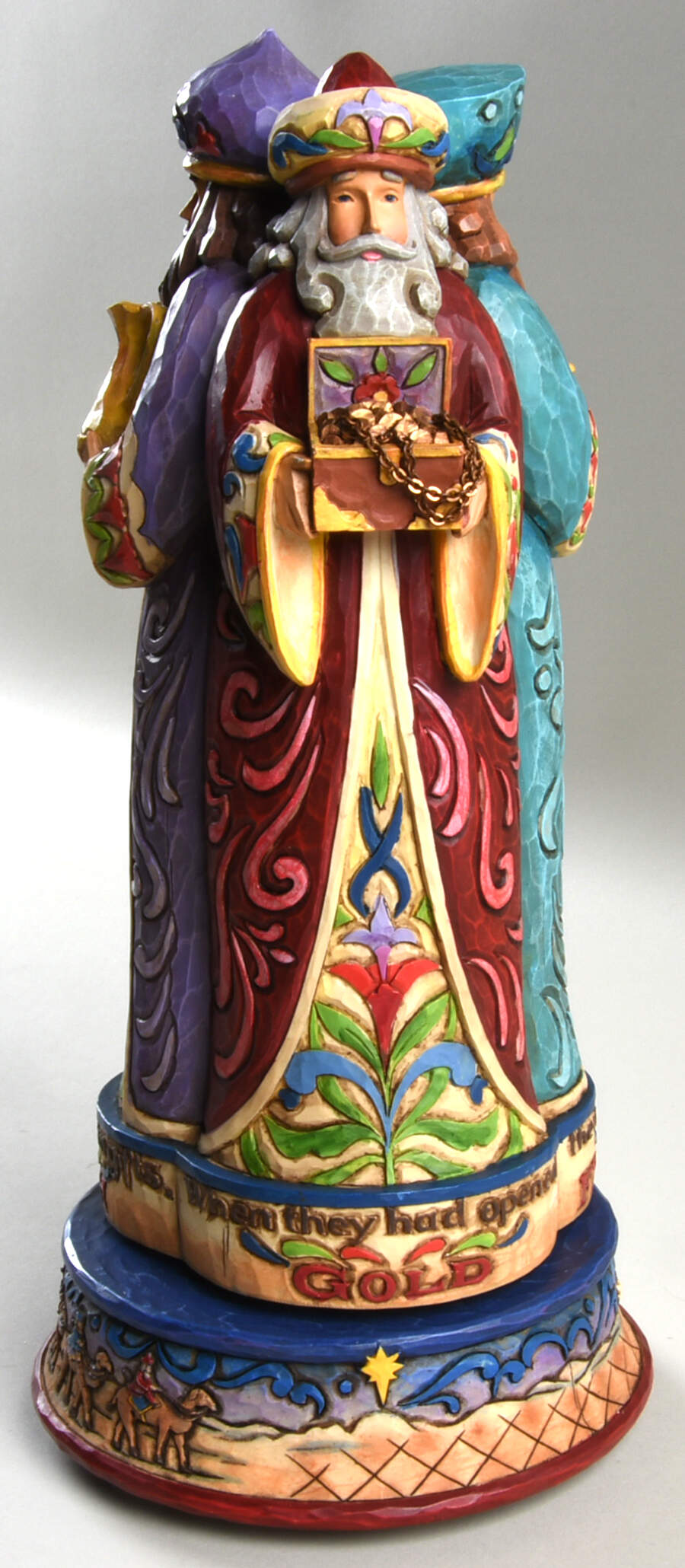 Revolving Christmas Figurines We Three Kings - Boxed by Jim Shore-1