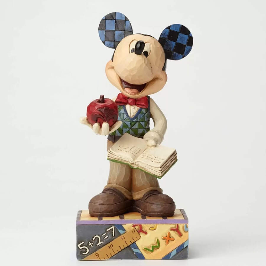 Disney Professions Class Act - Teacher Mickey - No Box by Jim Shore-1