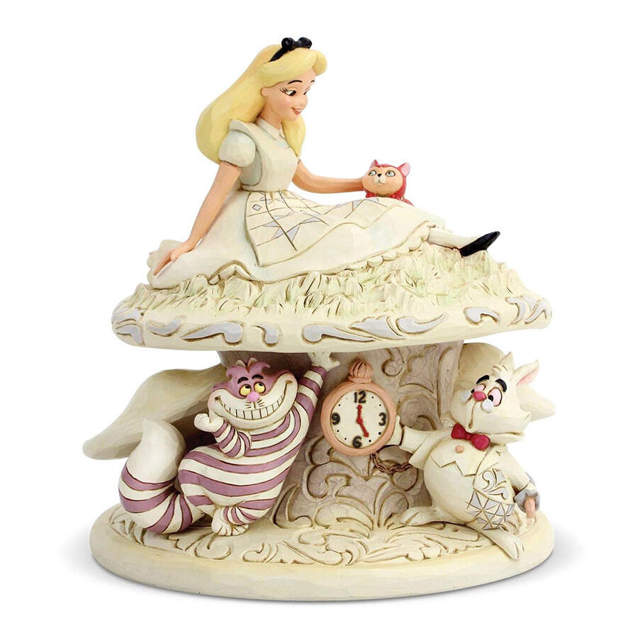 Alice in Wonderland-Disney Traditions Whimsy And Wonder-White Woodland - Boxed by Jim Shore-1