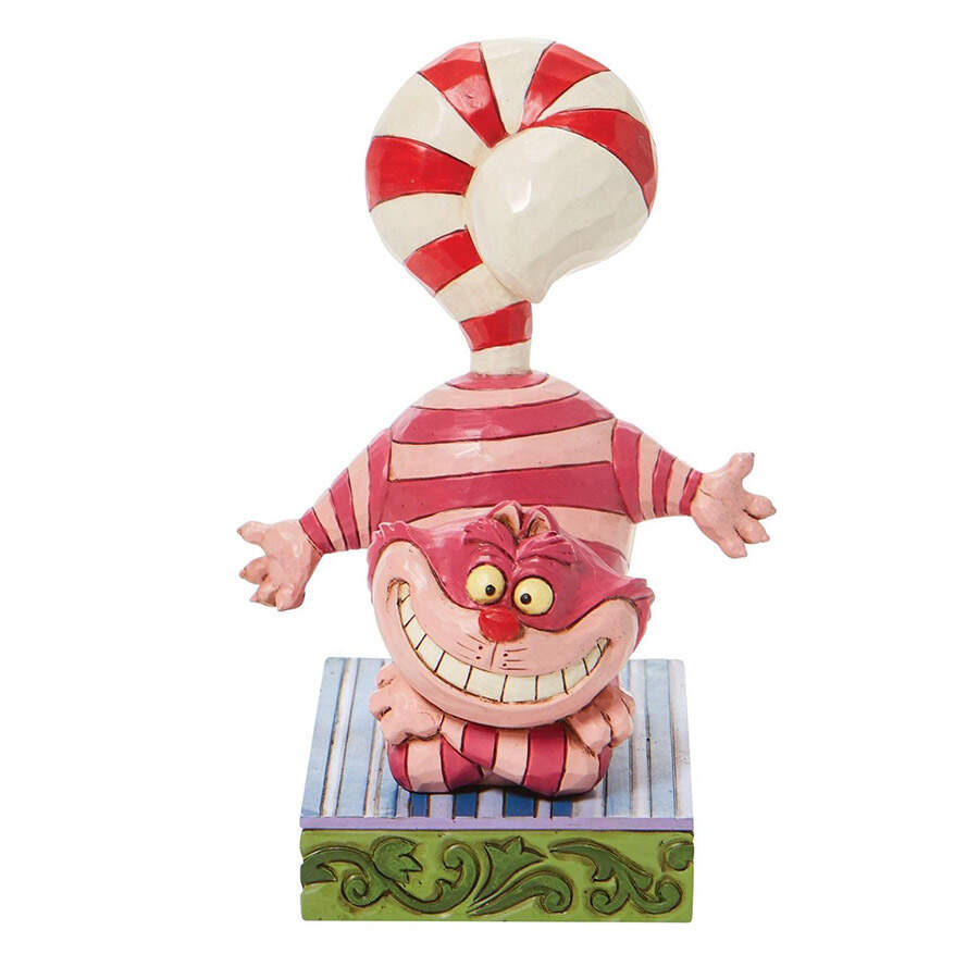 Alice in Wonderland-Disney Traditions Candy Cane Helper - No Box by Jim Shore-1