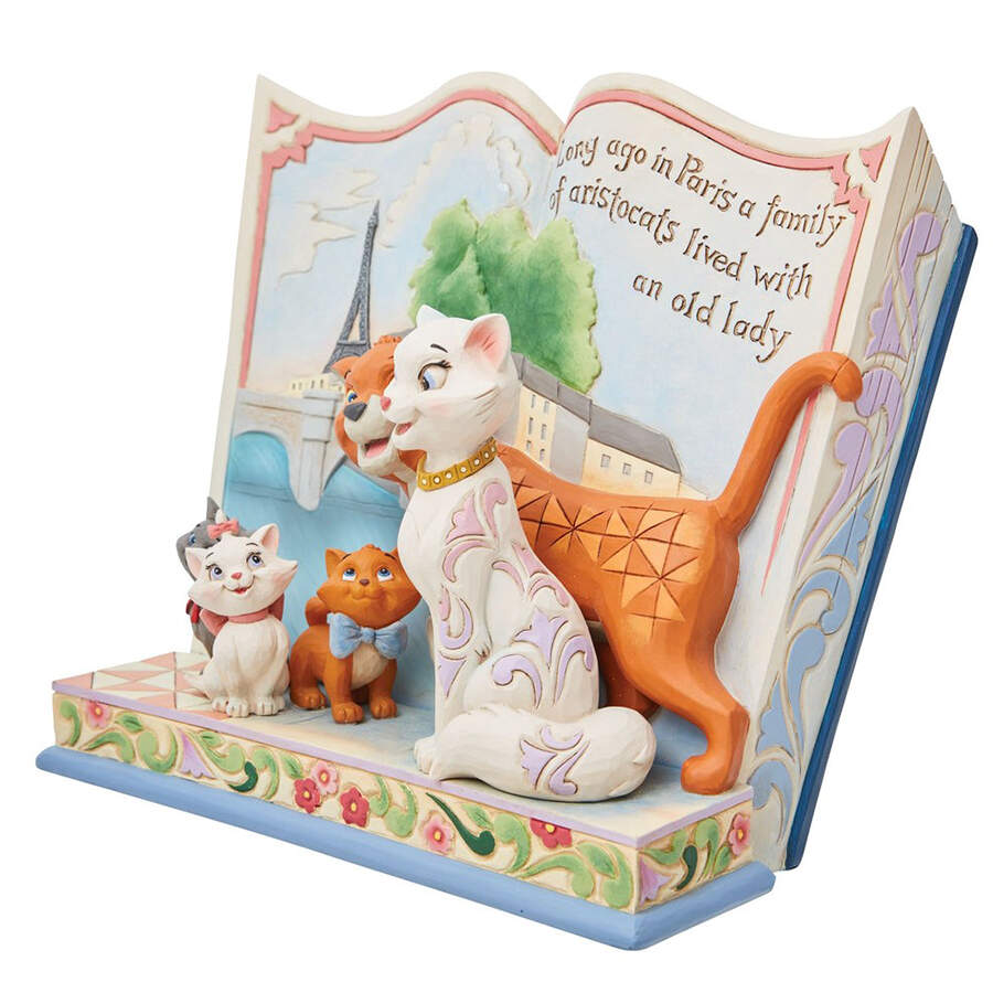 Aristocats - Disney Tradtions Long Ago In Paris - Storybook - Boxed by Jim Shore-1