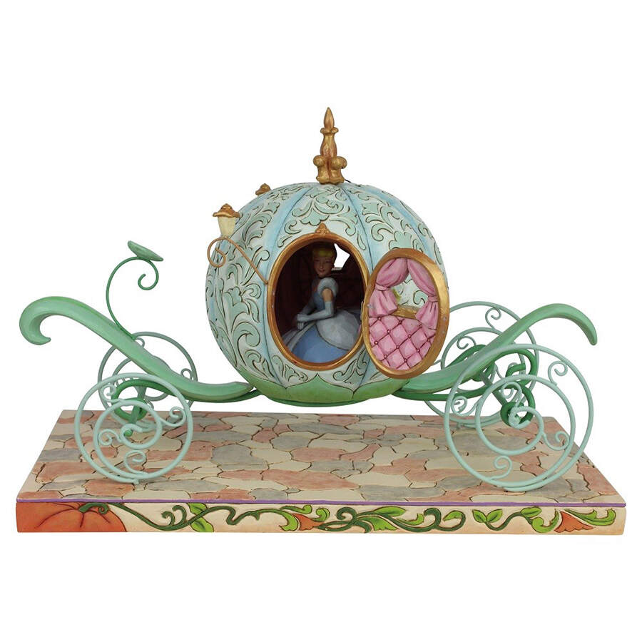 Cinderella-Disney Traditions Enchanted Carriage - Boxed by Jim Shore-1