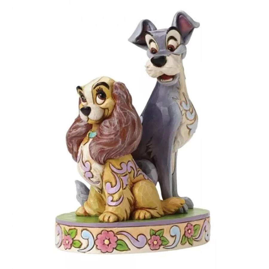 Lady & the Tramp-Disney Traditions Opposites Attract - 60th Anniversary - Boxed by Jim Shore-1