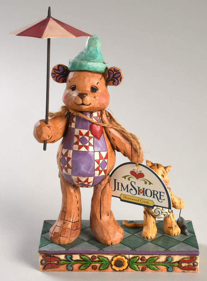 Timeless Teddy Bears Hand In Hand - With Box by Jim Shore-1