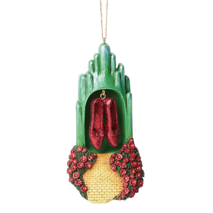 Wizard of Oz Ornaments Ruby Slippers - No Box by Jim Shore-1